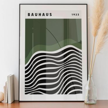 Cuadros Abstractos - La Técnica de Bauhaus - Set de 3