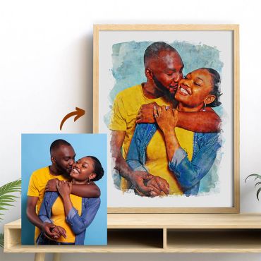 Cuadros Personalizados - Acuarela de tu foto