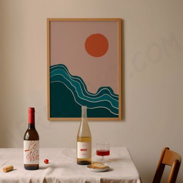 Cuadros Abstractos - Atardecer