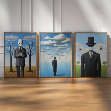 Cuadro al estilo de Rene Magritte Espejo