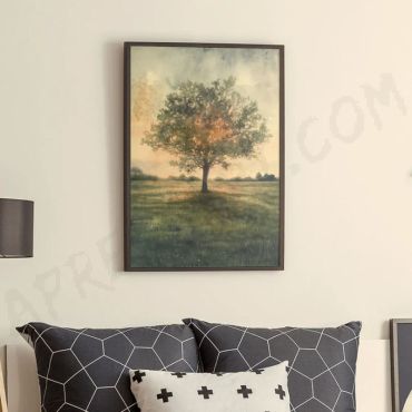 Cuadro de Árbol Solitario
