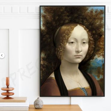 Cuadro de Da Vinci - Retrato de Ginevra de Benci