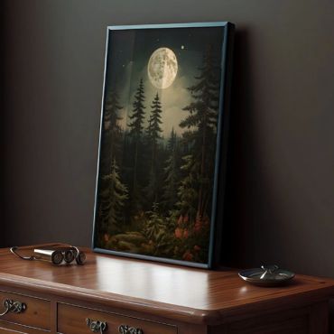 Cuadro de El Bosque de Medianoche