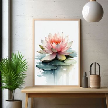 Cuadros de Flores - Flor de Loto