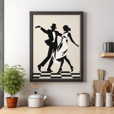 Cuadro para Bar - Pareja Bailando