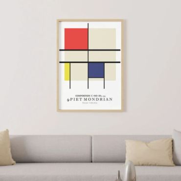Cuadro de Piet Mondrian - Composición C