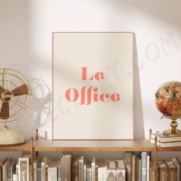Cuadro con Frases - Le Office