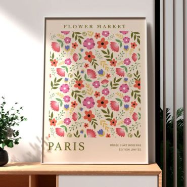 Cuadros de Flores - Mercado de Flores de París