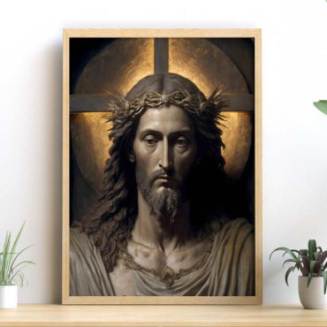 Cuadro Religiosos - Jesús con Corona