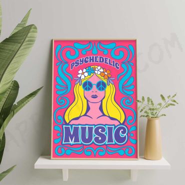 Cuadros Aesthetic - Música Psicodélica