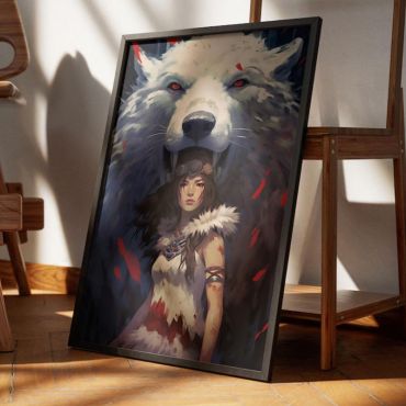 Cuadros de Anime - La Princesa Mononoke