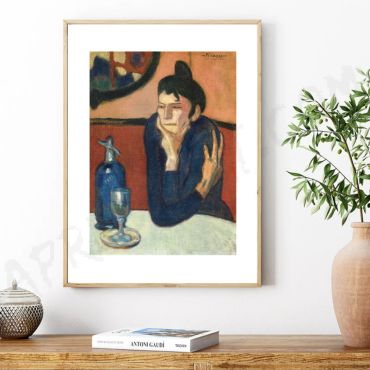 Cuadros de Pablo Picasso - El Bebedor de Absenta