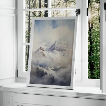 Cuadros de Paisajes - Montañas con Nieve