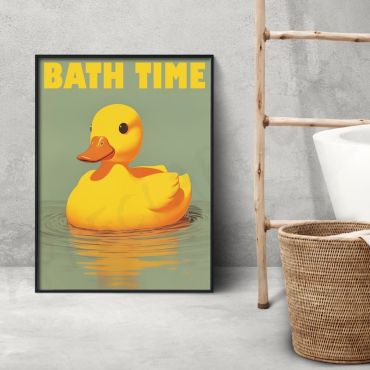 Cuadros para Baños - hora del Baño