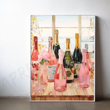 Cuadros para Bar - Champagne