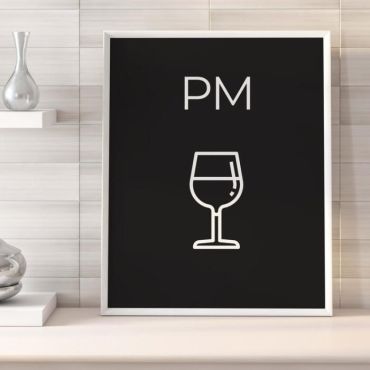 Cuadros para Comedor - Am & Pm - Set de 2