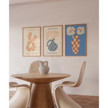 Cuadros para Comedor - Comedor Bohemio - Set de 3