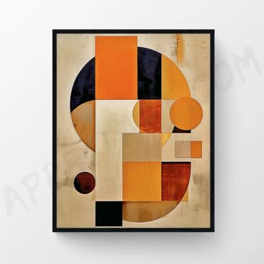Cuadros para Sala - Geometría Abstracta - Set de 2