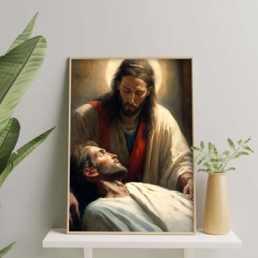Cuadros Religiosos - Cualidades de jesús - Set de 3