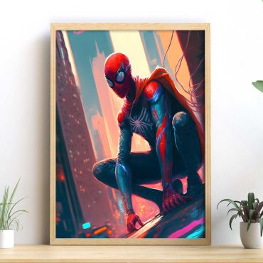 Cuadros de Superhéroes - Dúo Araña - Set de 2