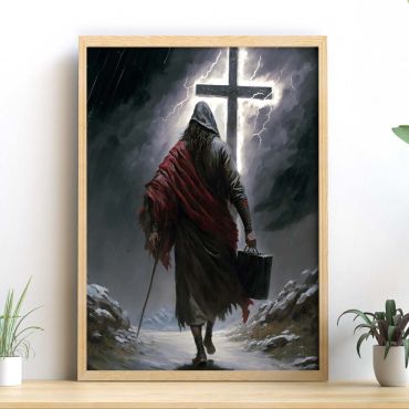 Cuadros Religiosos - Jesús y la Cruz - Set de 2