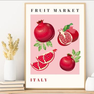 Cuadros Para Cocina - Mercado de Frutas - Set de 3