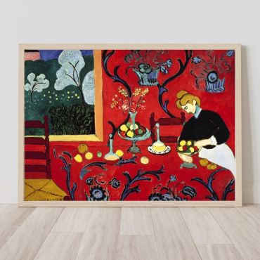 Cuadros de Famosos - La Mesa Roja de Henri Matisse