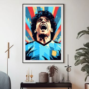Cuadros de Fútbol - El Pelusa