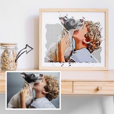 Cuadros Personalizados - Convertir foto en dibujo
