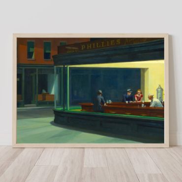 Cuadros de Famosos - Nighthawks de Edward Hopper