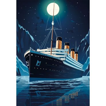 Póster Noche del Titanic