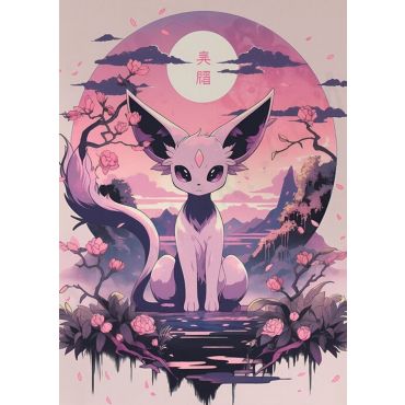 Póster Espeon - Pokémon