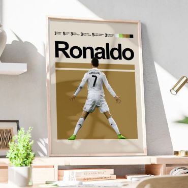 Cuadros de Cristiano Ronaldo - Celebración de Ronaldo