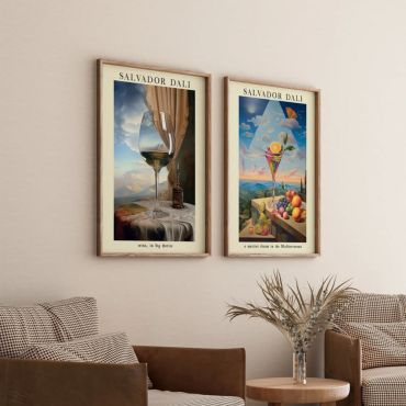 Cuadros de Salvador Dalí - Surrealismo Líquido Set de 2