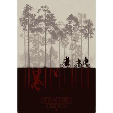 Póster Stranger Things El Bosque