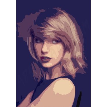 Póster retrato Taylor Swift