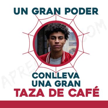Taza personalizada - Spiderman de cabeza