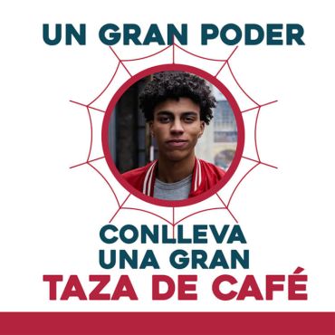 Tazas con Foto - Spiderman de cabeza