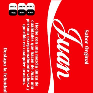 Tazas con Nombre - Coca Cola