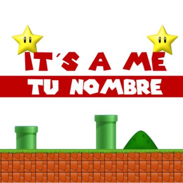 Tazas con Nombre - It's a me Mario