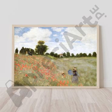 Campo de Amapolas de Claude Monet 