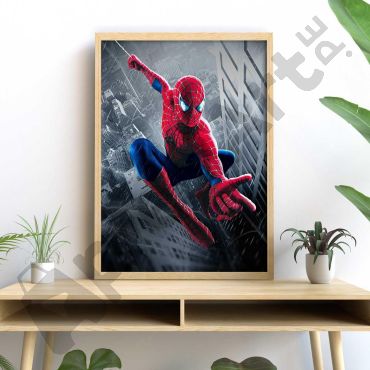 Cuadros de Peliculas - Spiderman Precipitación en Nueva York
