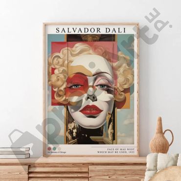 Cuadros de Salvador Dalí - Mujer del Cielo