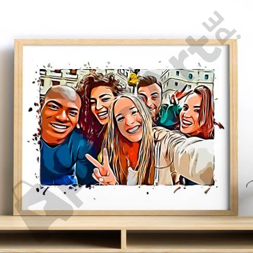 Cuadros Personalizados - Convierte una Foto en Caricatura