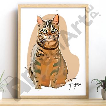 Cuadros Personalizados - Retratos de Mascotas Personalizados