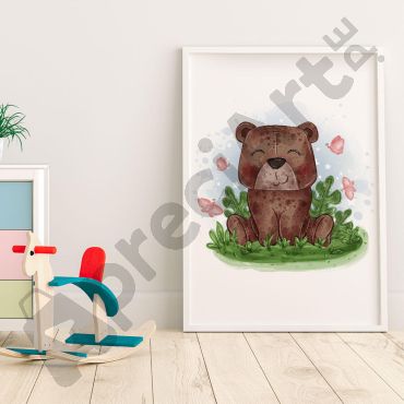 Cuadros para Bebés - El Pequeño Oso Pardo