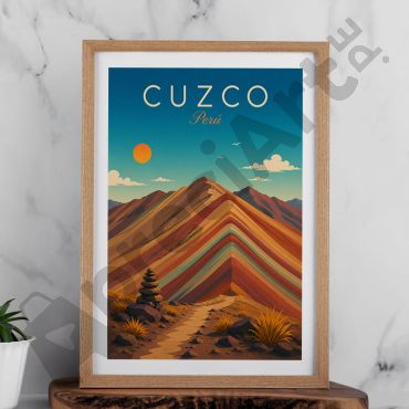 Cuadros de Cuzco - Montaña de 7 colores