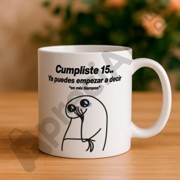 Tazas Personalizadas - Crisis por Año