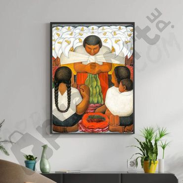 Diego Rivera - Flower Day