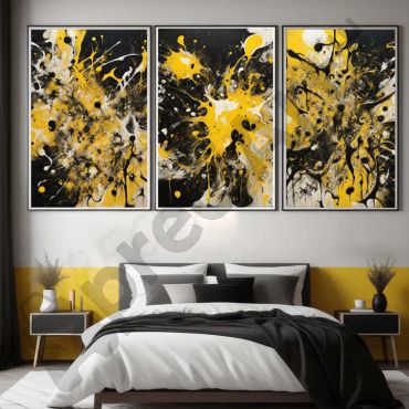 Jackson Pollock - Abstract Yellow